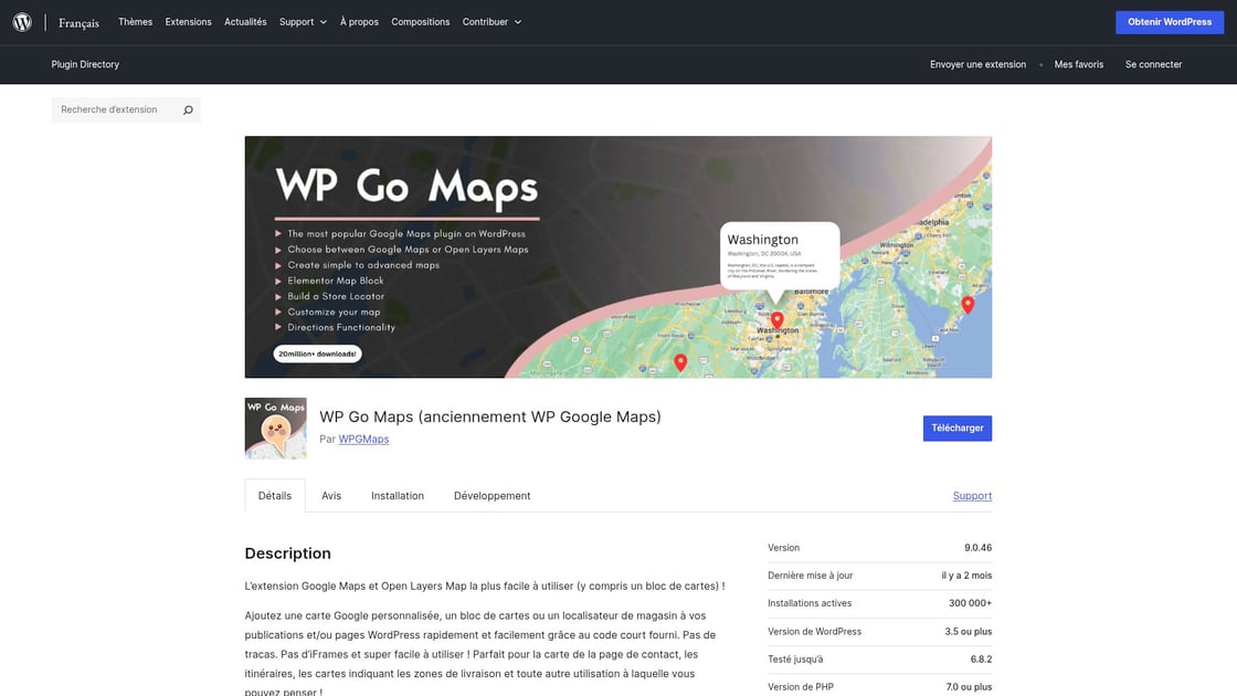 WordPress Google Maps plugin