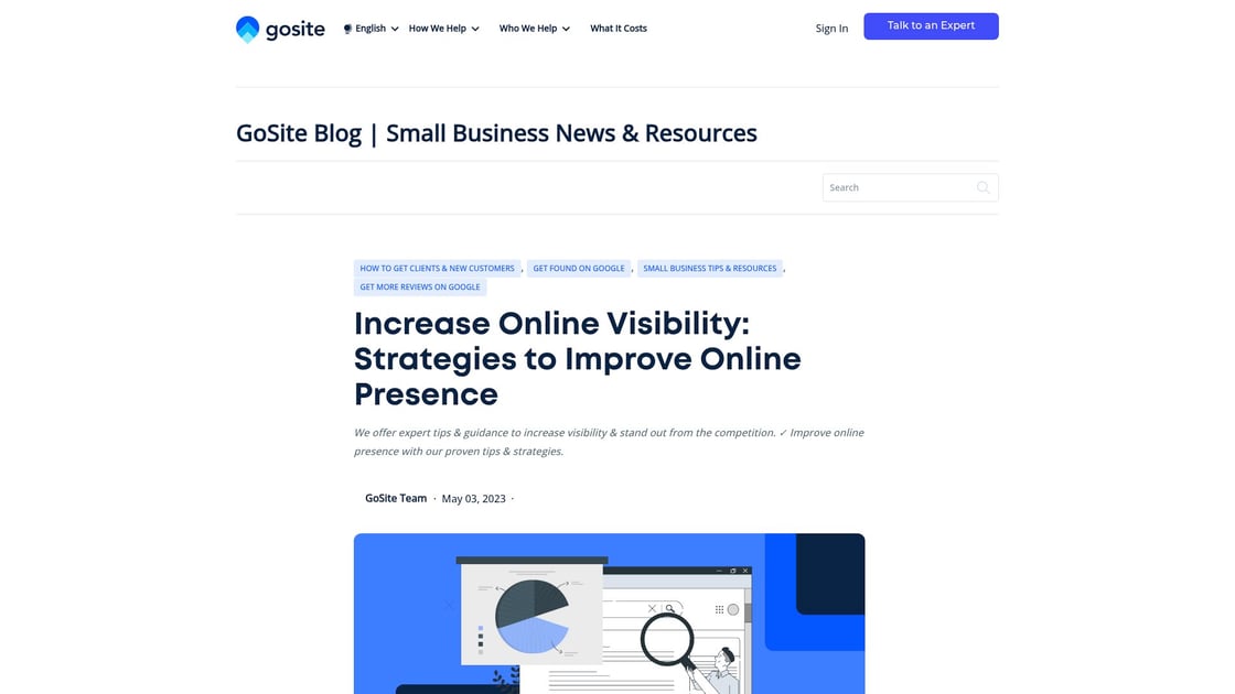 UX optimization improves visibility