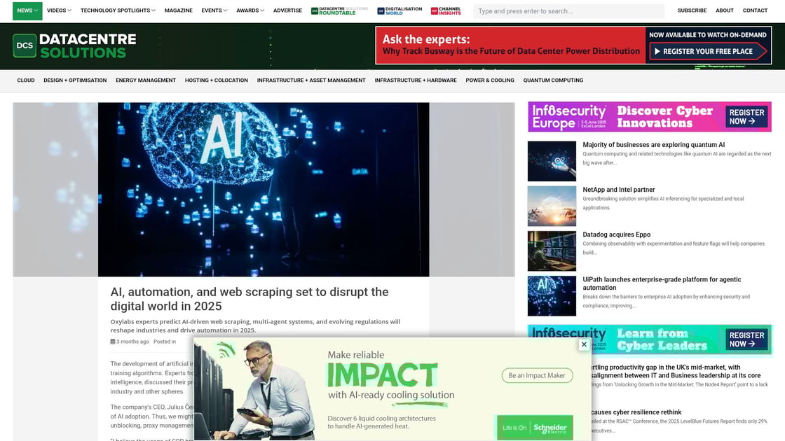 AI automation and web scraping disrupting digital world