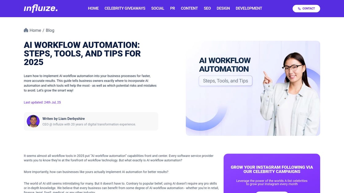 AI workflow automation visualization