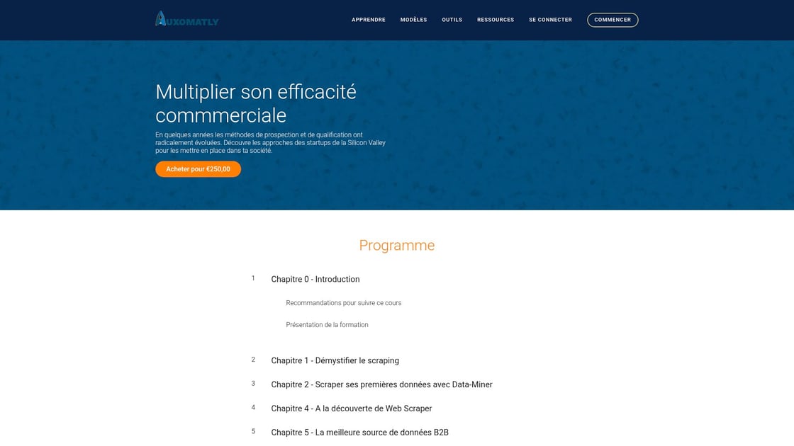 Auxomatly - Efficiency Multiplier Course