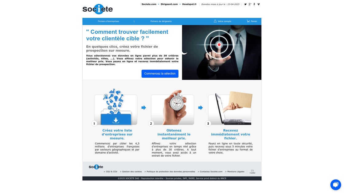 Fichier Société