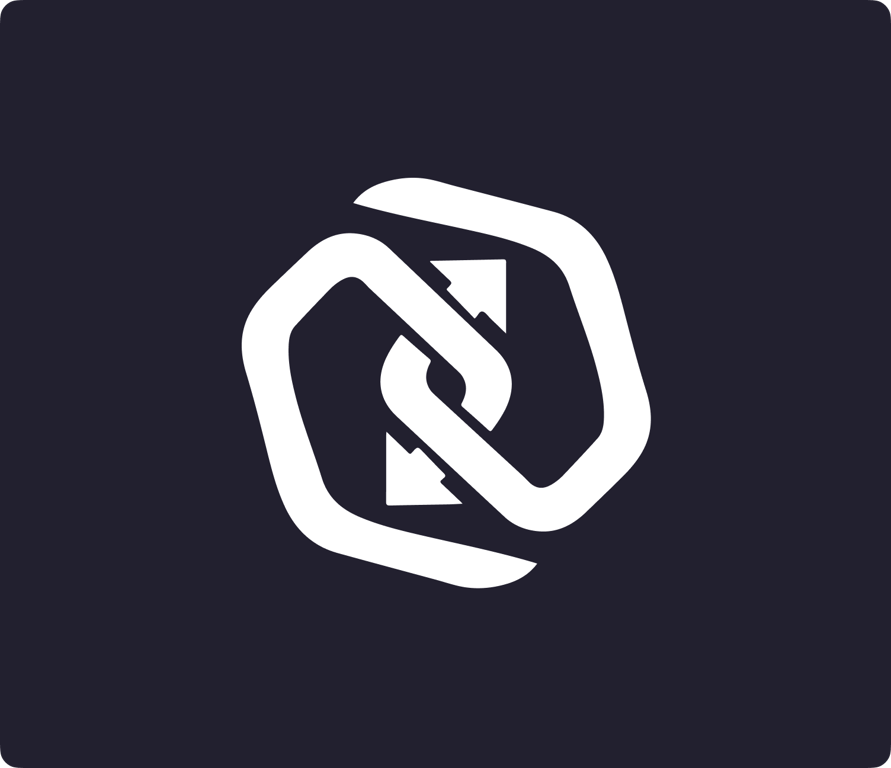 Flat inverted logo mark