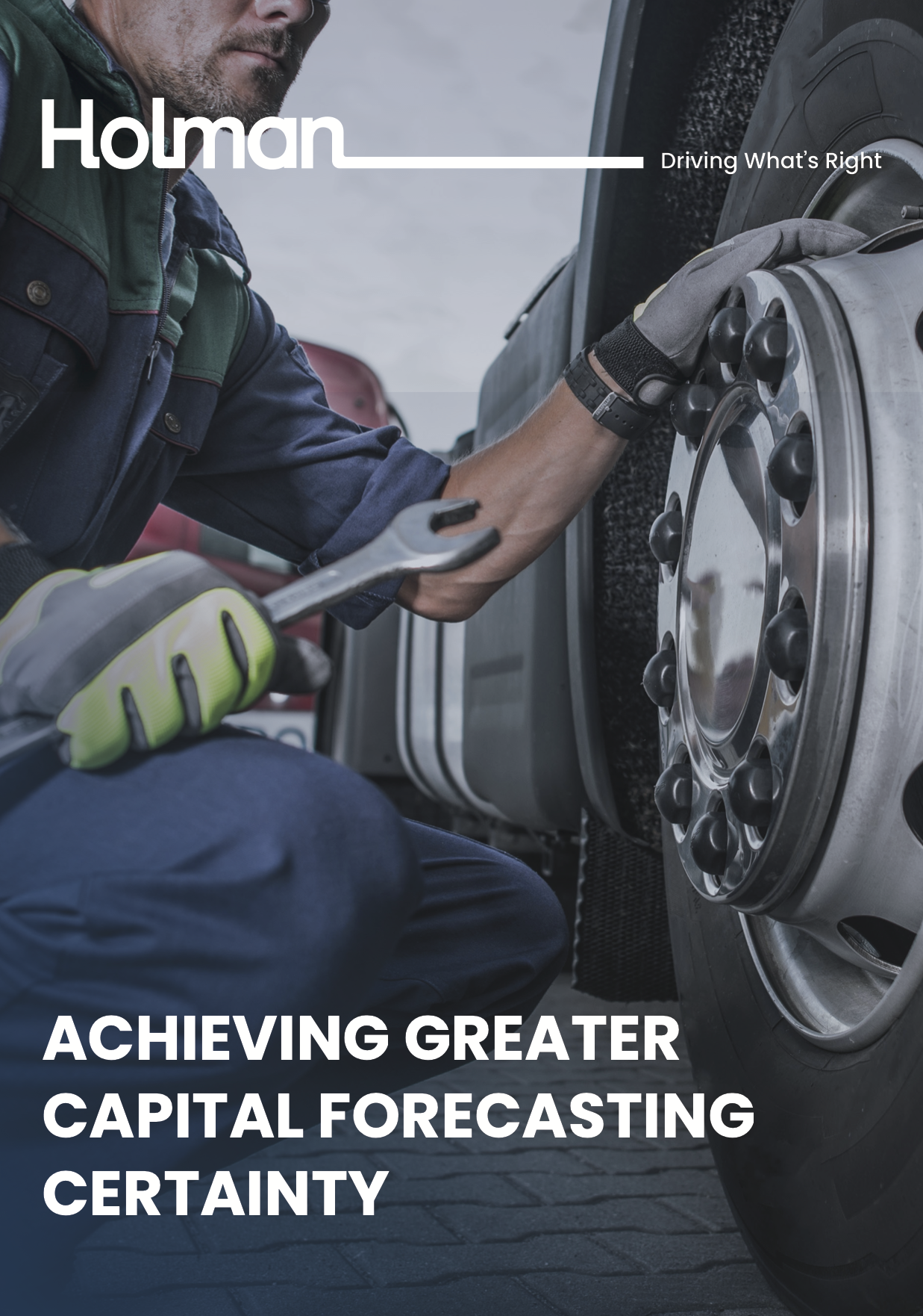 Man holding a wrench