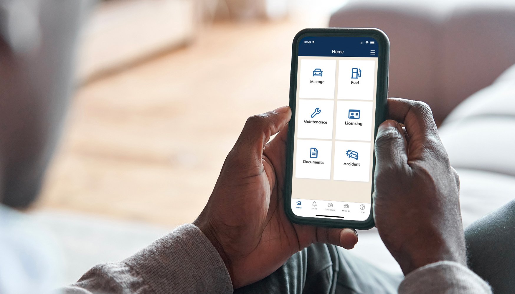 a person holding a phone