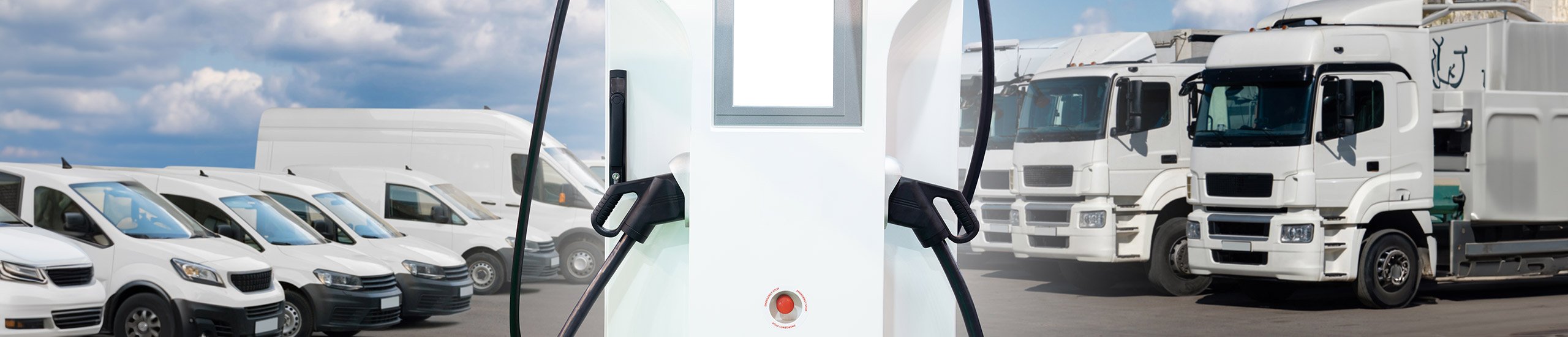 a white rechargeable gas station