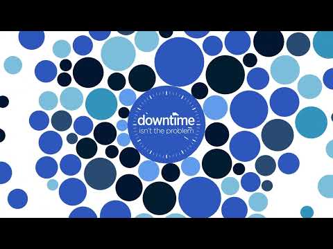 a blue and black circles