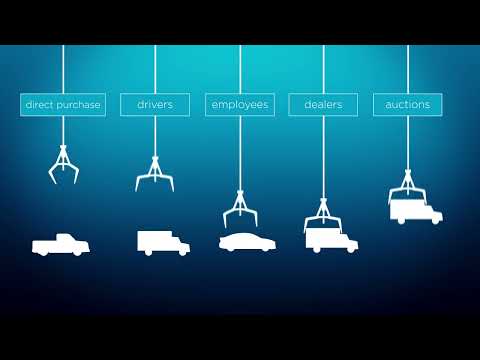 a group of cars being lifted by a crane