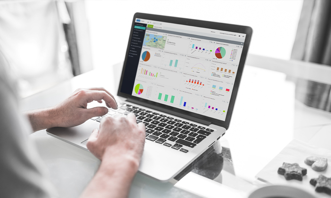 a person typing on a laptop