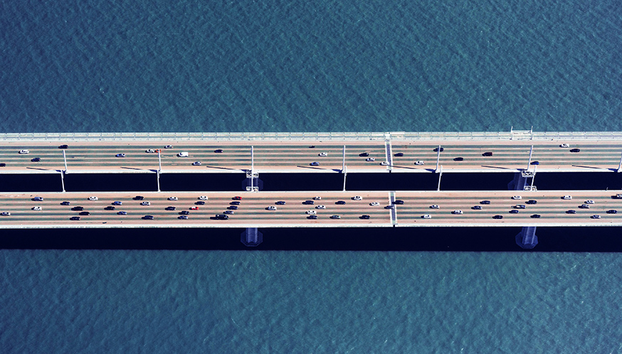 a bridge with cars on it