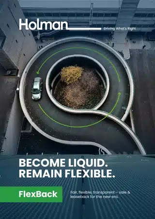 a car driving on a winding road