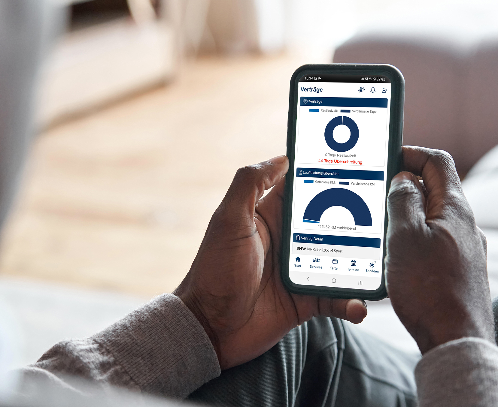 a person holding a phone