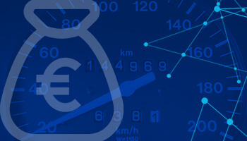 a close-up of a speedometer