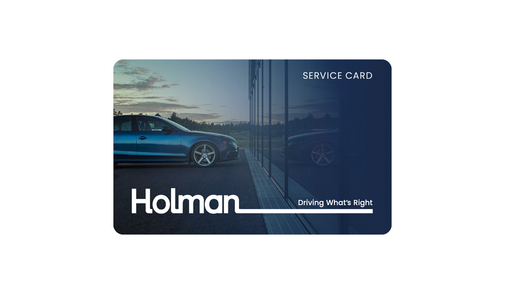 a car parked in front of a building