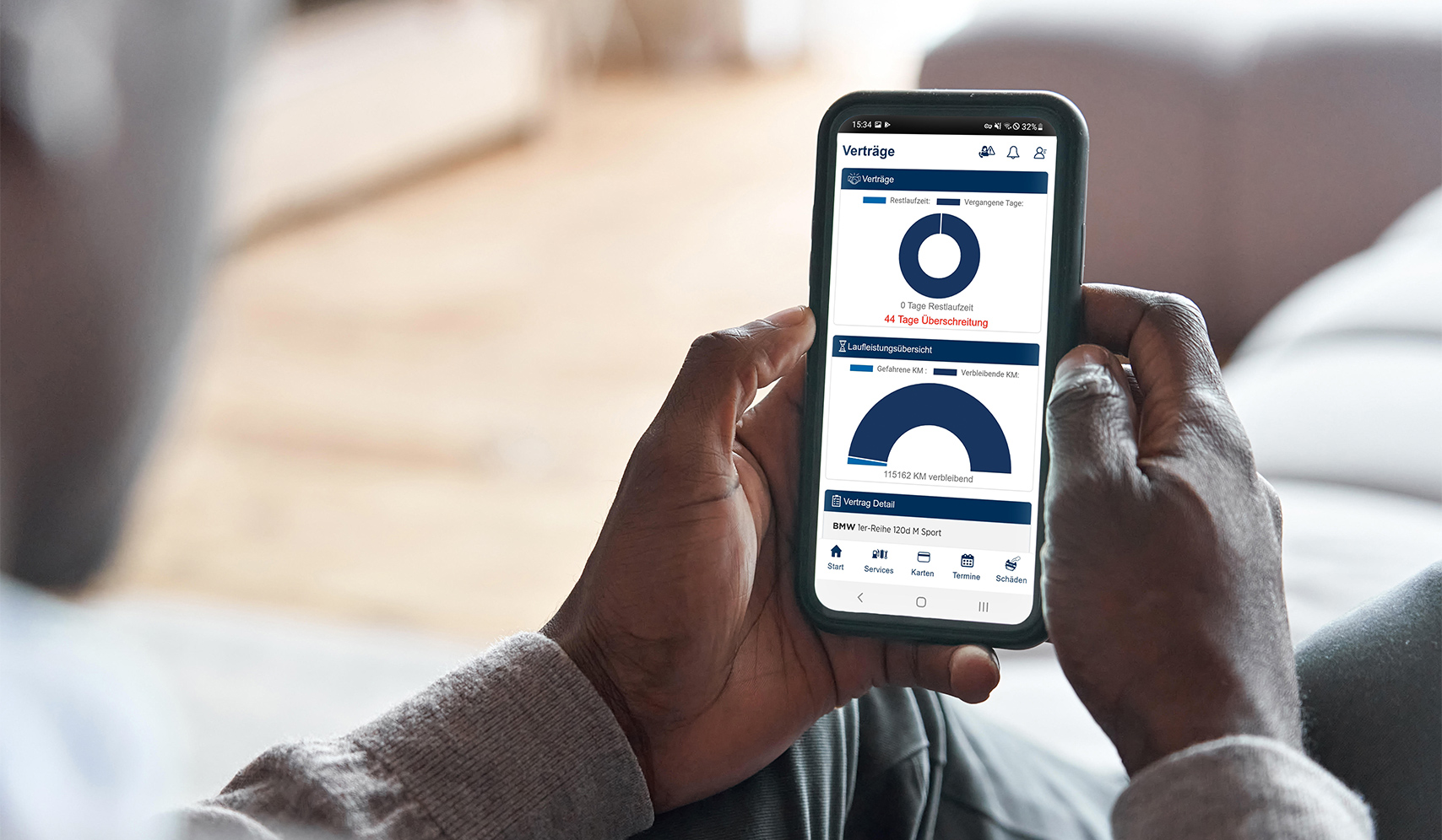 a person holding a phone