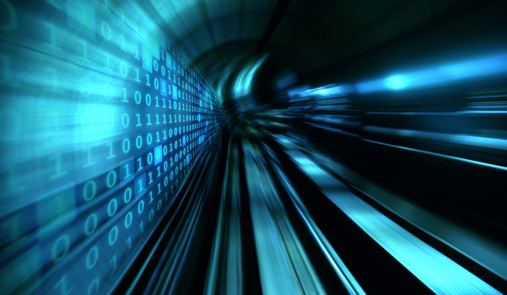 a blurry image of a tunnel