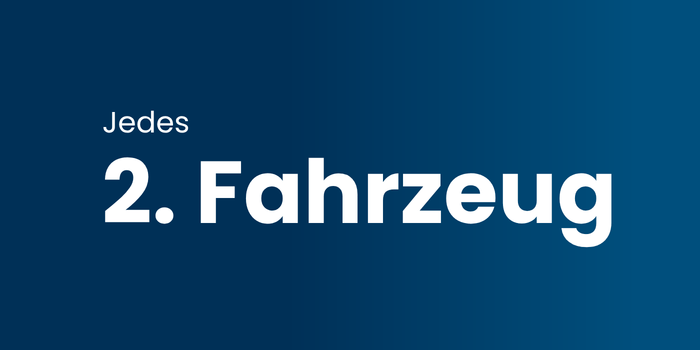 Jedes zweite Fahrzeug im Fuhrpark betroffen – Statistik zum Schadenmanagement