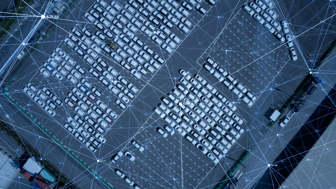 Telematik im Fuhrpark: Digital vernetzte Fahrzeuge liefern Echtzeitdaten für Fuhrparkanalyse, Standortbestimmung und effiziente Flottensteuerung.