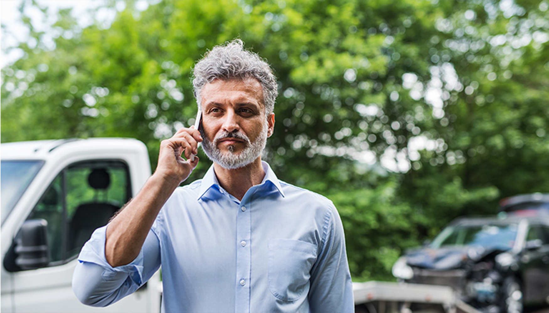 a man holding a cellphone
