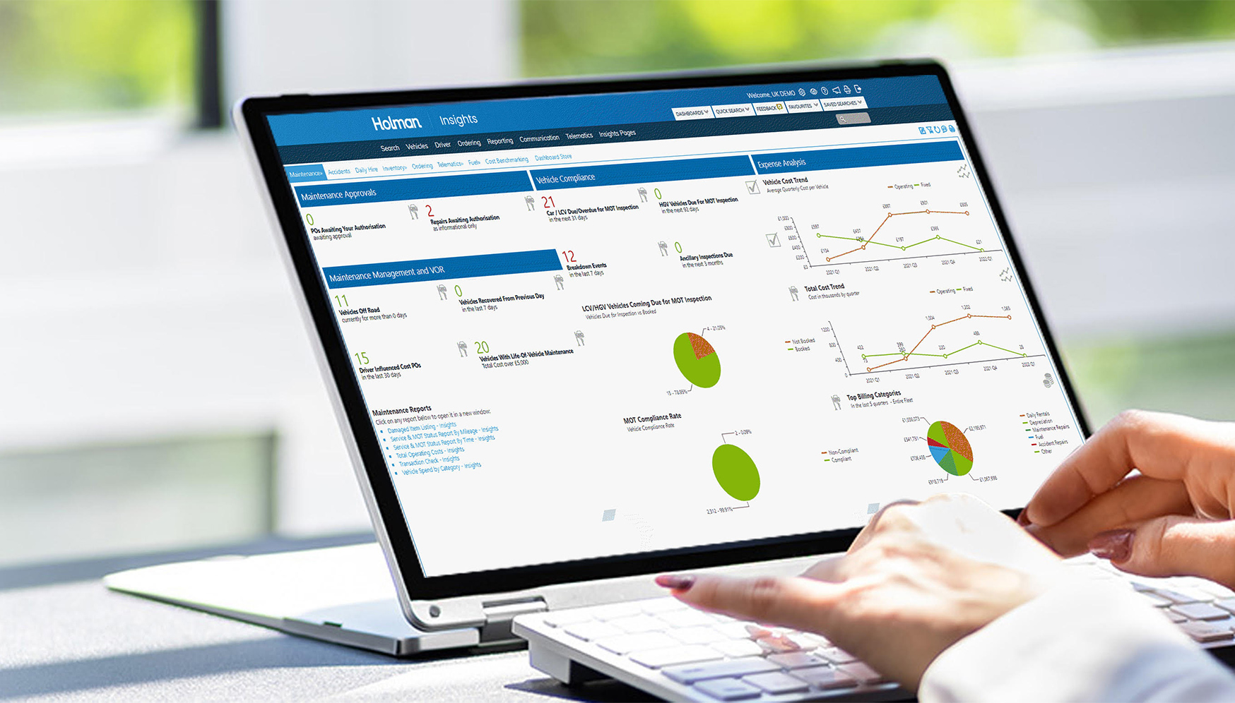 a person typing on a laptop