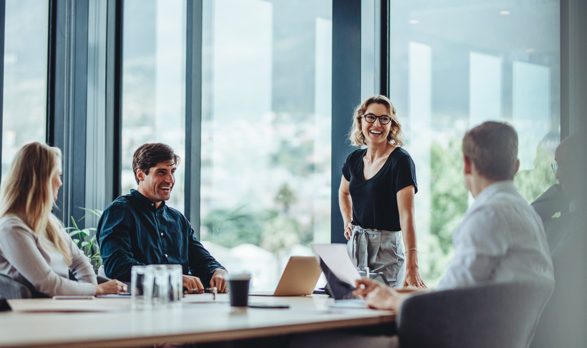 People around a conference table