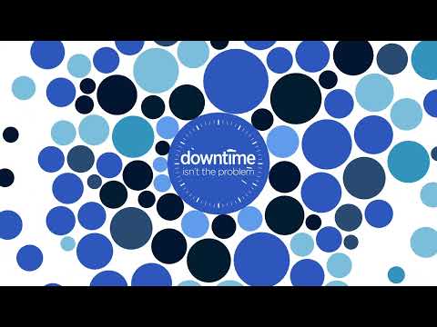 a blue and black circles