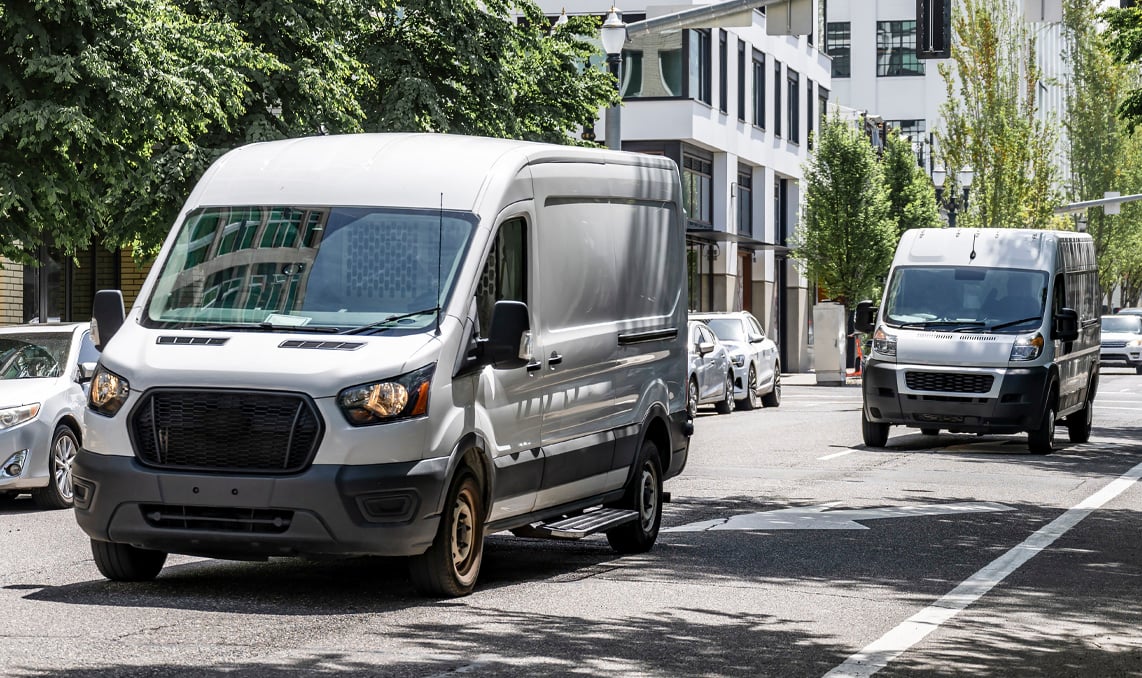 a group of cars parked on a street