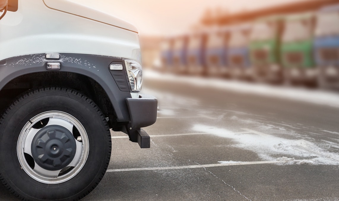 a close up of a truck