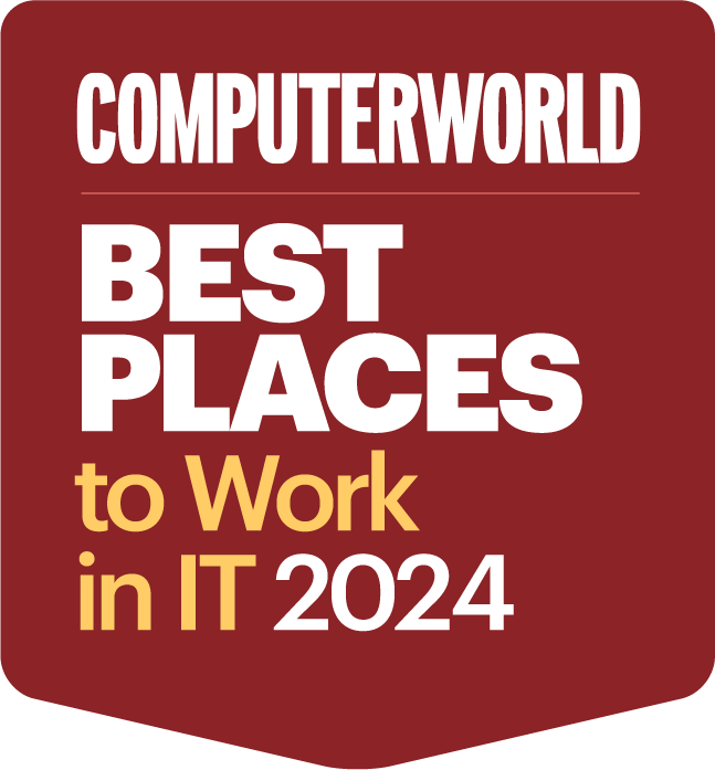 Computerworld Best Placed to Work in IT 2024 logo.