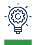 a light bulb with a gear inside