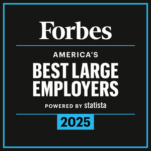 forbes best large employer 2025 award logo