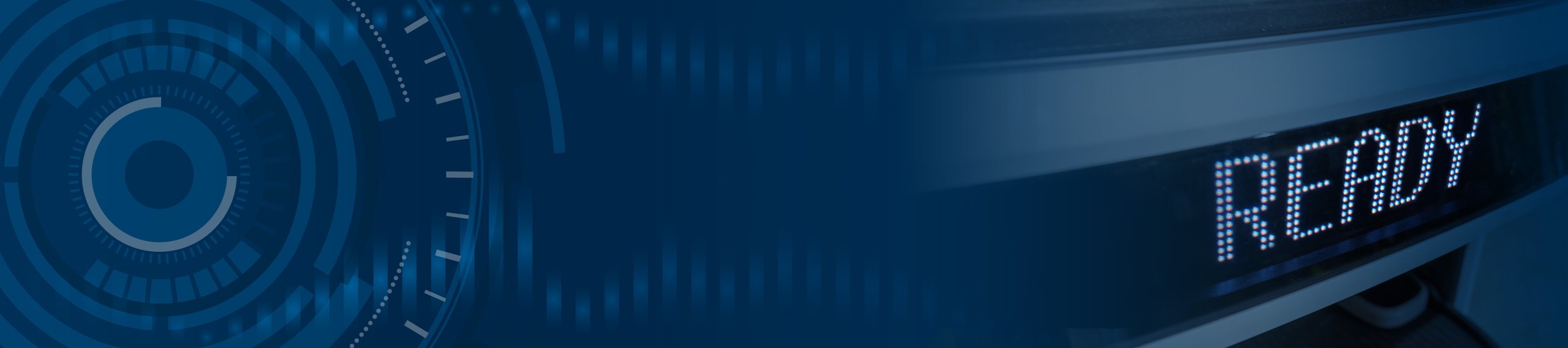 Digital display showing