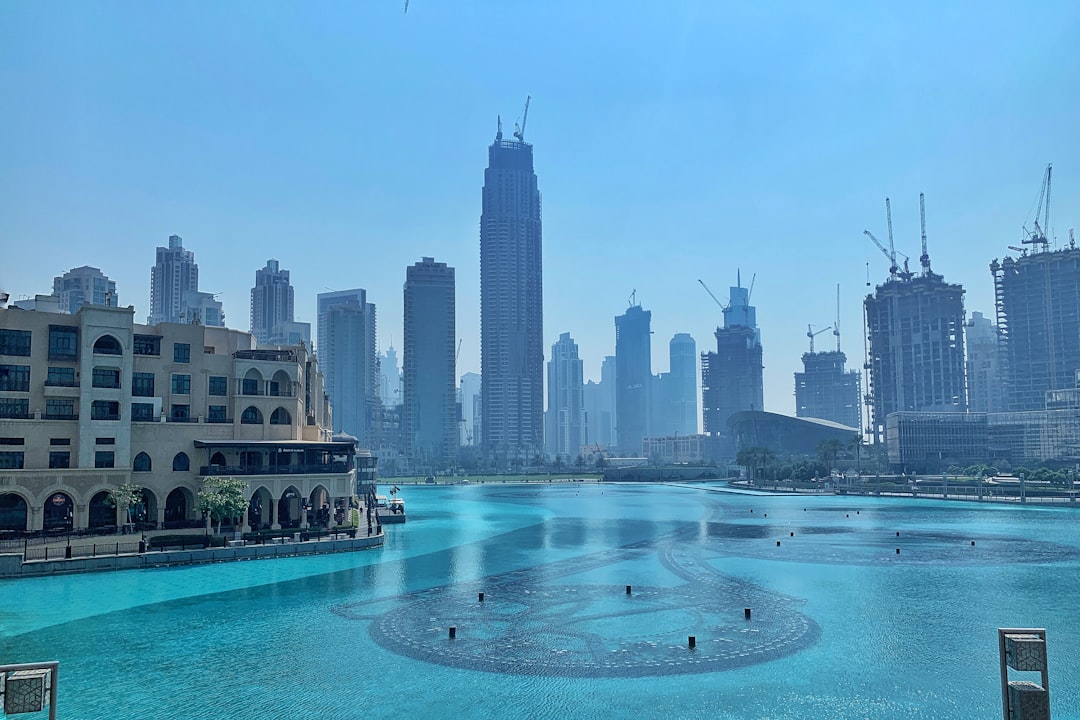 Traditional abra boat on Dubai Creek