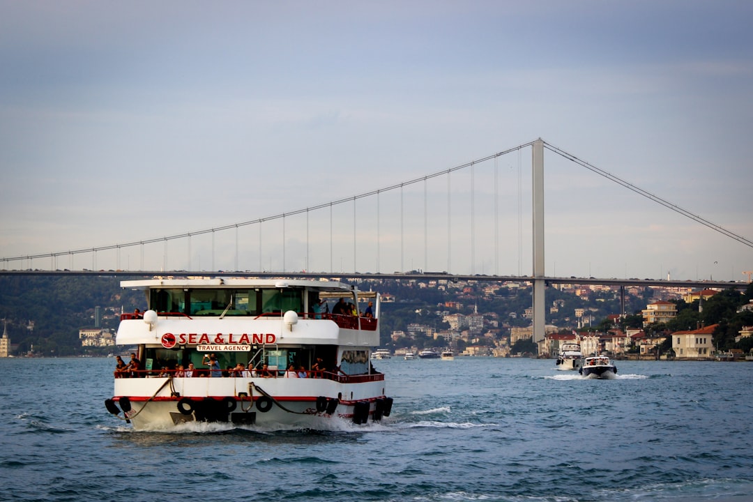 Panoramic view of Istanbul with Hagia Sophia and Blue Mosque at sunset