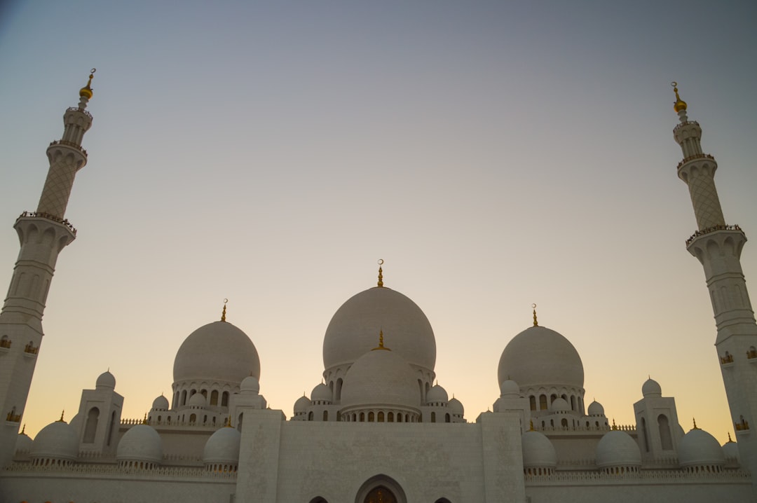 Traditional dhow boats in Abu Dhabi's port