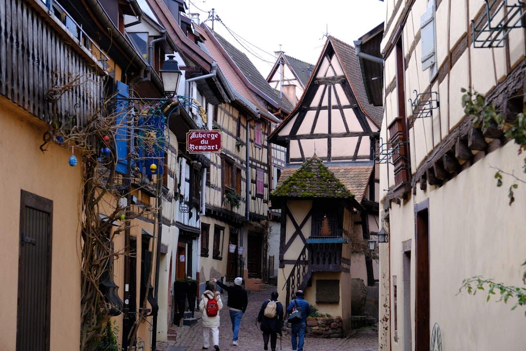 Picturesque canals of Colmar's Little Venice in spring