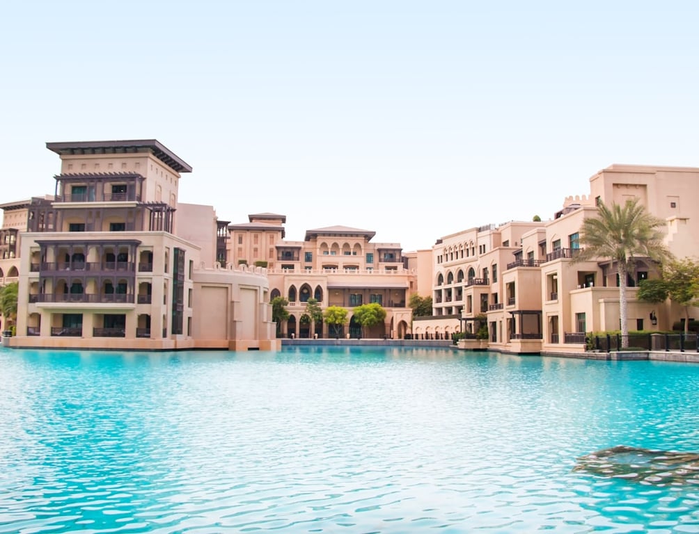 Colorful indoor theme park in Dubai