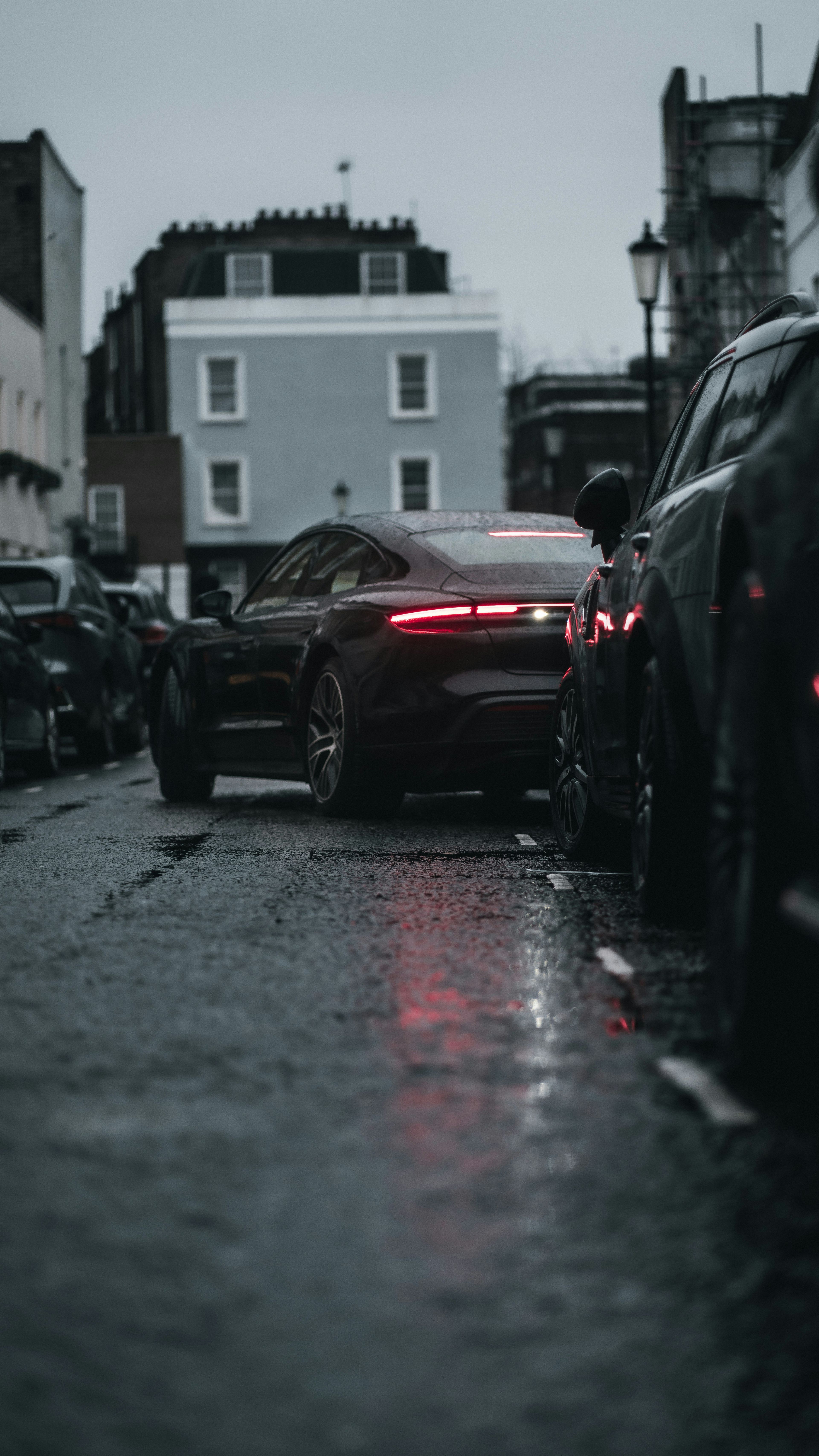 Used executive saloon photographed outdoors