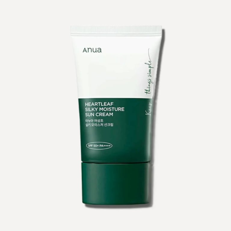 Heartleaf Silky Moisture Sun Cream Spf50+