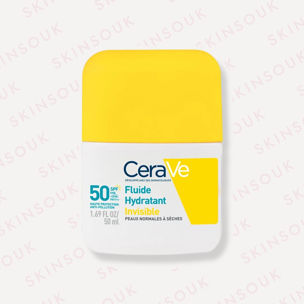 Fluide Hydratant Invisible SPF50 Peaux Normales à Sèches
