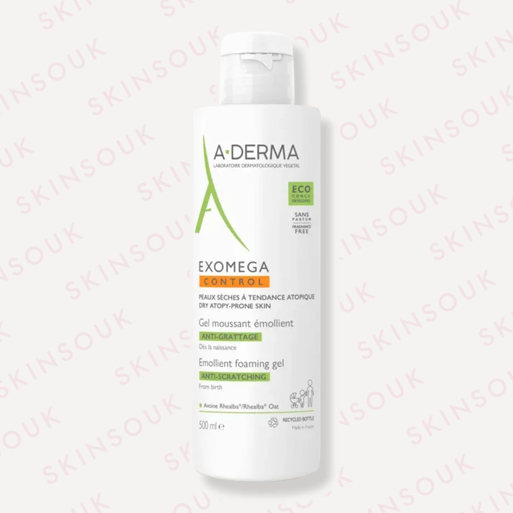 Exomega Control Gel Moussant Émollient Anti-démangeaisons