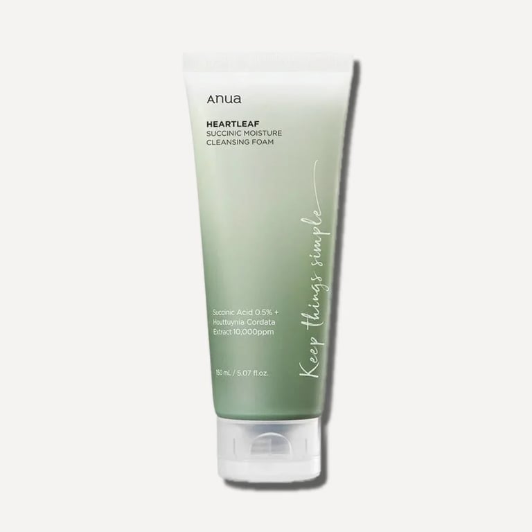 Heartleaf Succinic Moisture Cleansing Foam