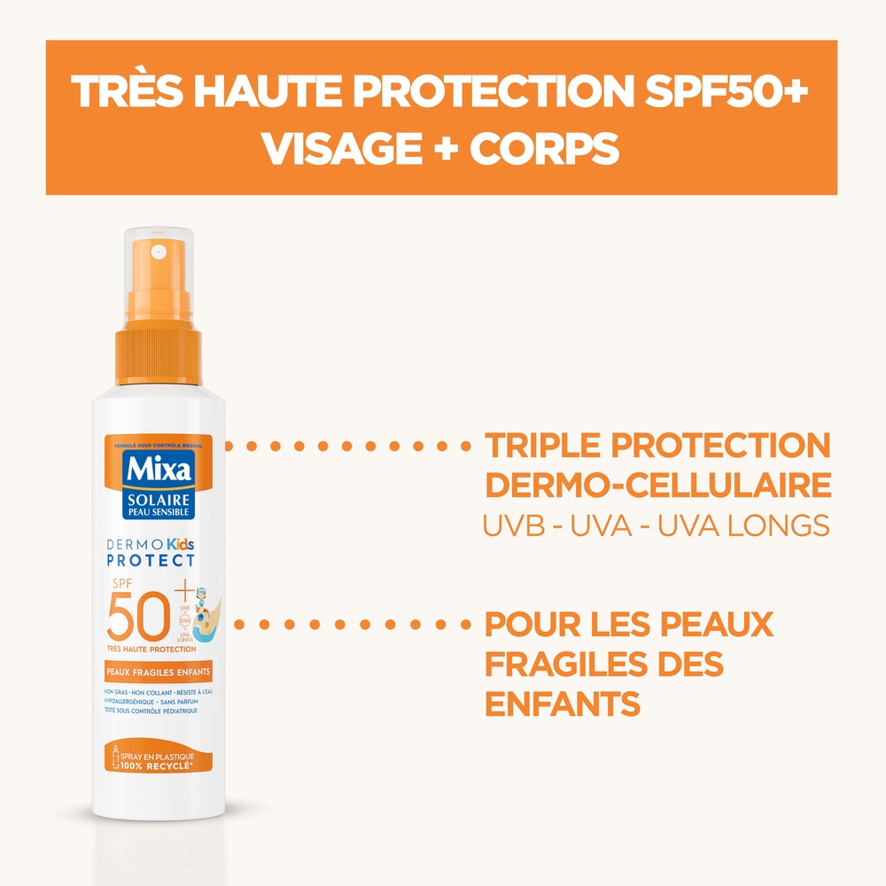 Dermo Kids Protect Spray Solaire SPF50+ - Image 2