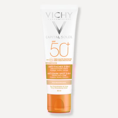 Capital Soleil Anti-Taches Teinté 3en1 Spf50