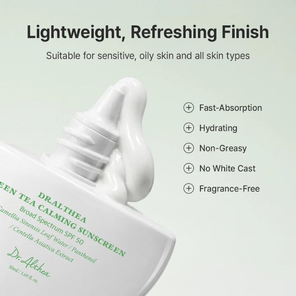 Green Tea Calming Sunscreen - Image 2