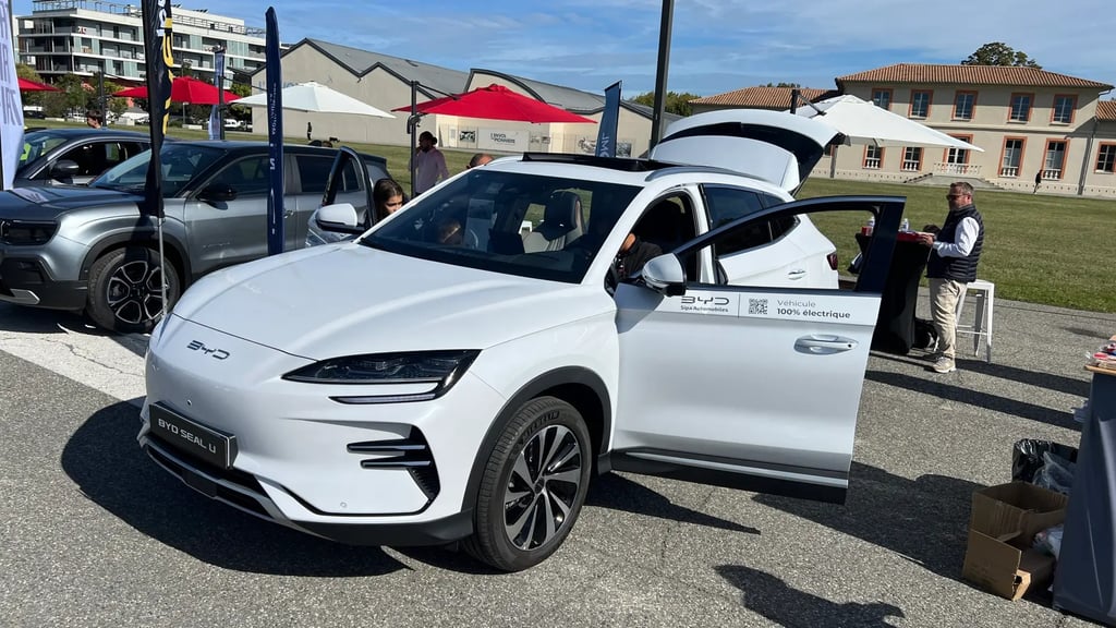 Voiture chinoise BYD en expansion