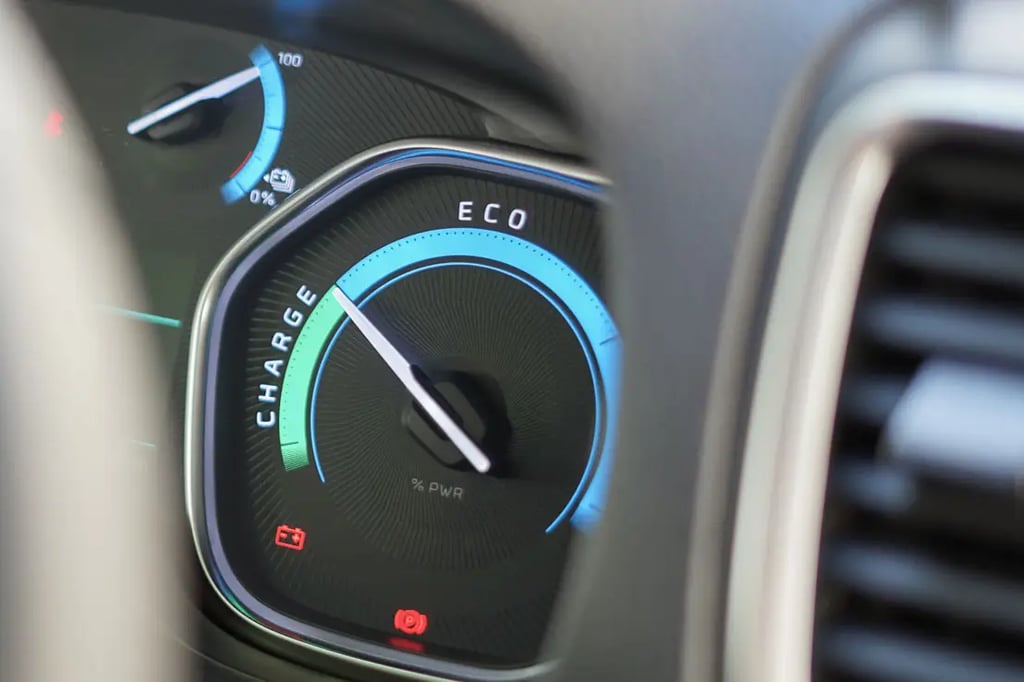 Autonomie voiture éectrique - Mode eco