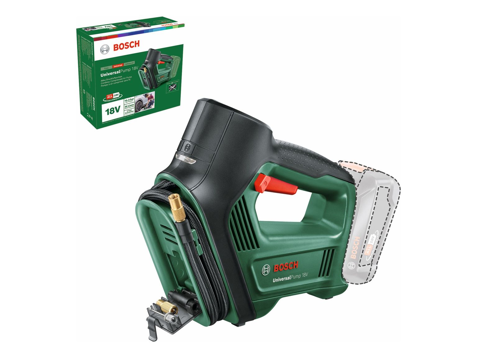 Bosch 18V UniversalPump Air Pump - Skin Only | Trade Tested