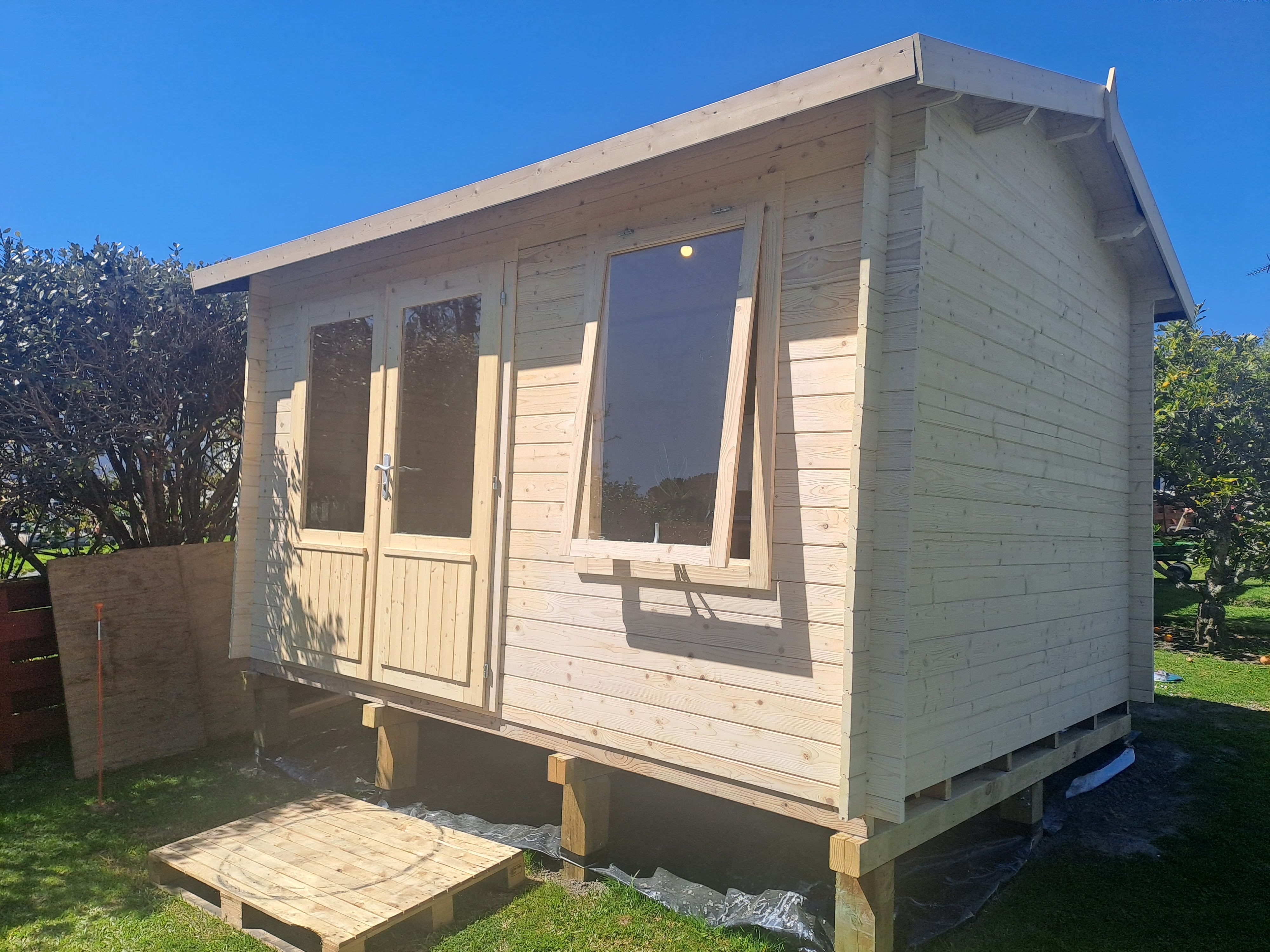 Customer photo of Log Cabin Garden House Iris 3.6m x 2.7m