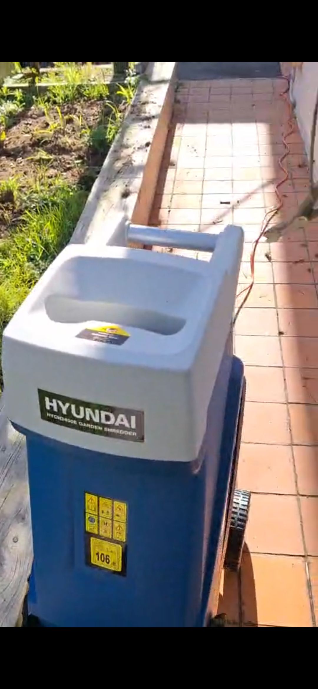 Customer photo of Hyundai Garden Chipper Shredder 2400W 45L Bag